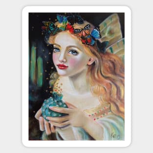 Fairy Dust, Kim Turner Art, Original Art Sticker